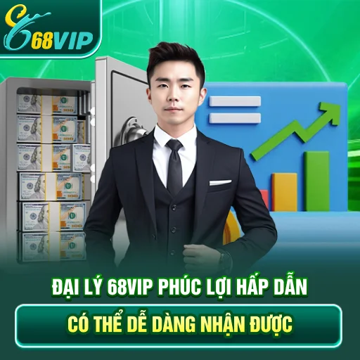 Đại Lý 68VIP - Phúc Lợi Hấp Dẫn Có Thể Dễ Dàng Nhận Được