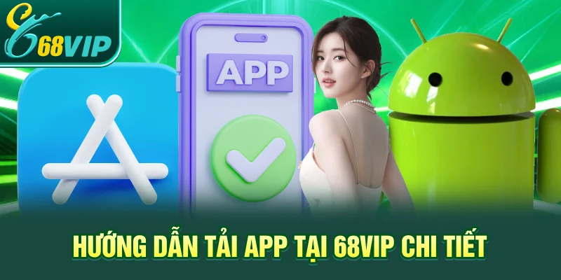Hướng dẫn tải App tại 68VIP chi tiết